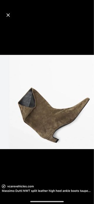 Botines Massimo Dutti piel T38