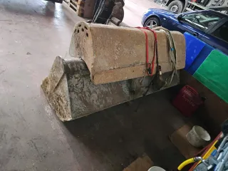 Cazo Excavadora enganche gomax  ST 80 anchura 2m