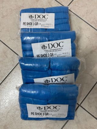 Copriscarpe monouso DOC PE SHOE 3 GR 400pezzi