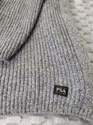 Jersey Fila Lana Gris Punto Grueso XXL