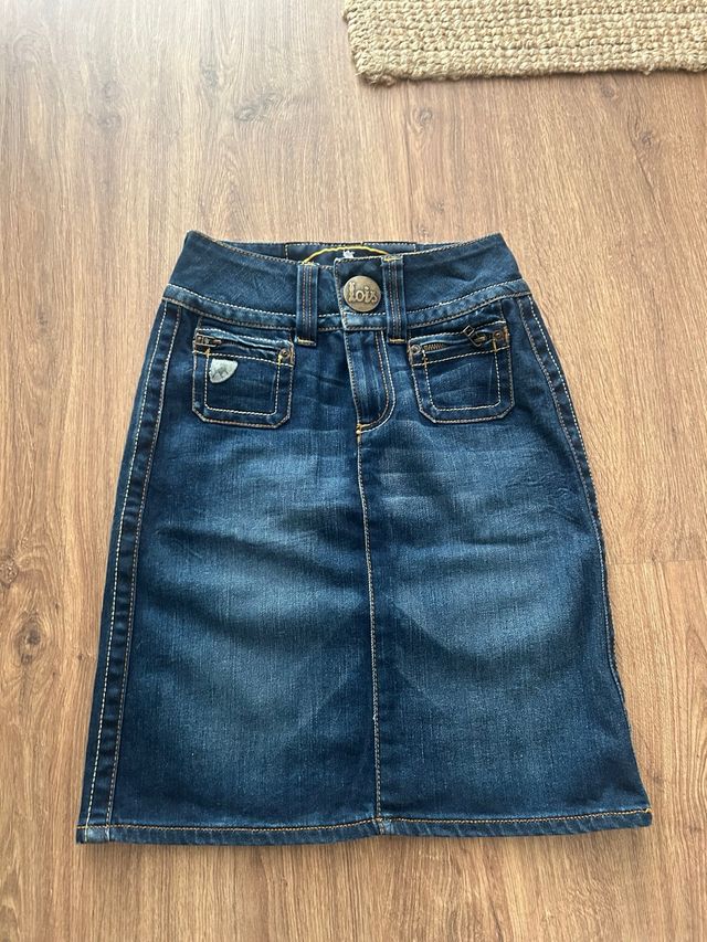 Falda vaquera Lois azul