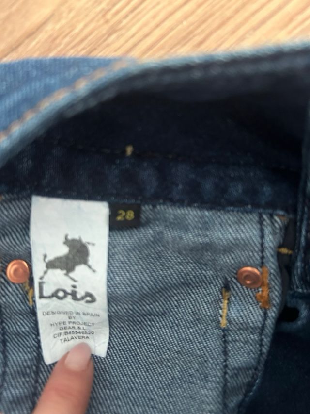 Falda vaquera Lois azul