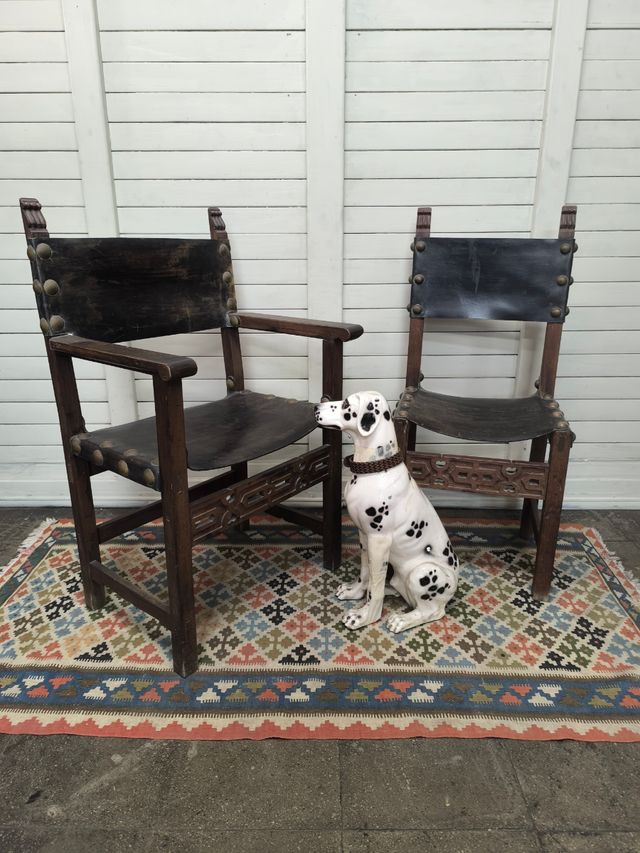 Sillón y silla frailero. Varios precios