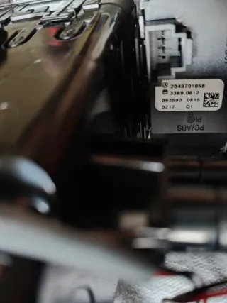 Rejilla Aire Mercedes W204 + Botón Warning