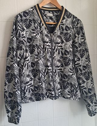 Chaqueta Bomber Firefly Estampado Hojas