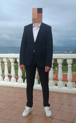 Traje completo Zara negro