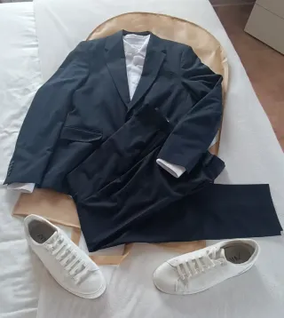 Traje completo Zara negro