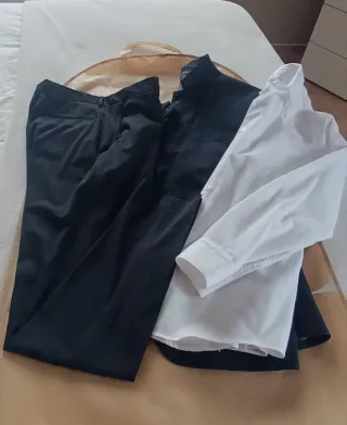 Traje completo Zara negro