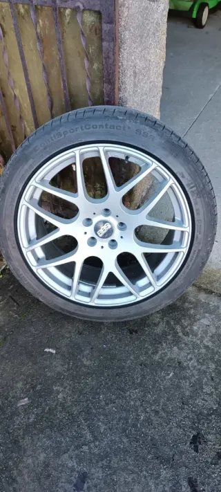 Llantas BBS 19 recién pintadas