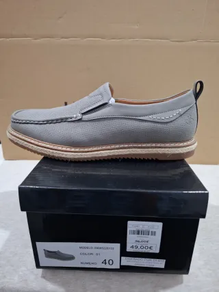 Mocasines deportivos hombre grises