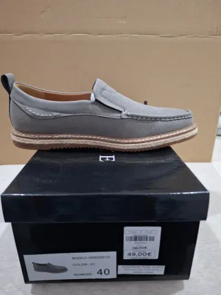 Mocasines deportivos hombre grises