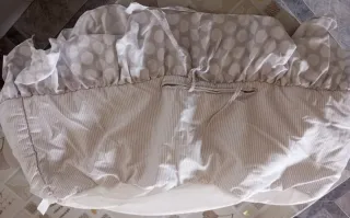 Lote sábanas y funda moisés bebé.