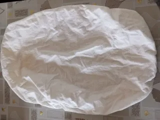 Lote sábanas y funda moisés bebé.