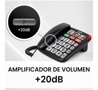 SPC Comfort Numbers Pro– Teléfono Fijo para mayore