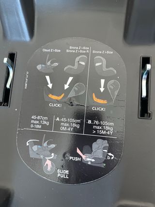 Base Cybex Z i-Size ISOFIX Black Black