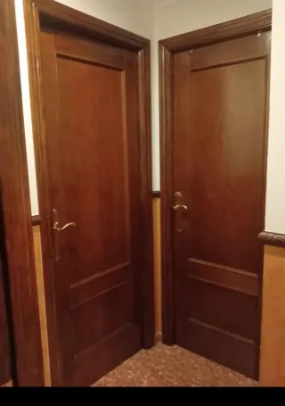 Puertas de madera maciza