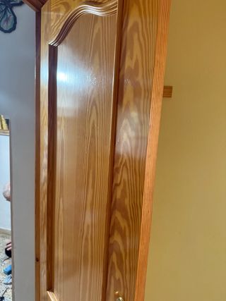 Puerta madera abeto