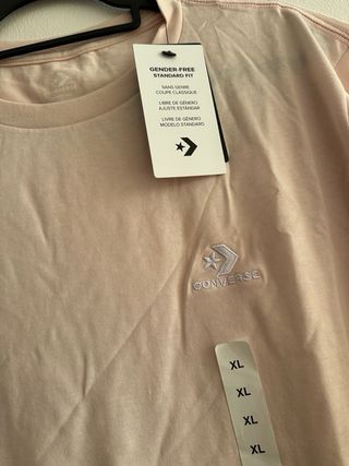 Camiseta Converse Rosa Talla XL