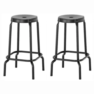 2 Taburetes Altos Raskog Negros