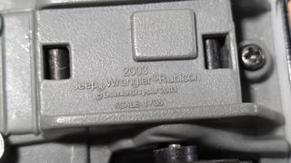 Modellino Jeep Wrangler Rubicon 2003 Scala 1:35