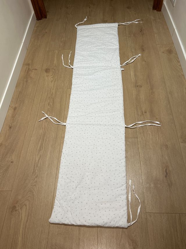 Protettore per culla Pispas bianco con stelle