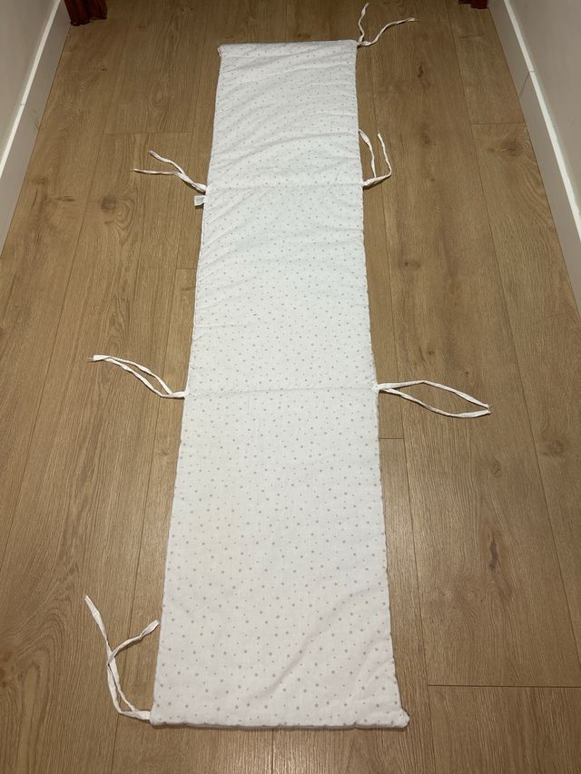 Protettore per culla Pispas bianco con stelle