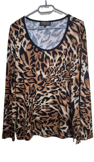 Camiseta Pompöös Harald Glööckler Animal Print