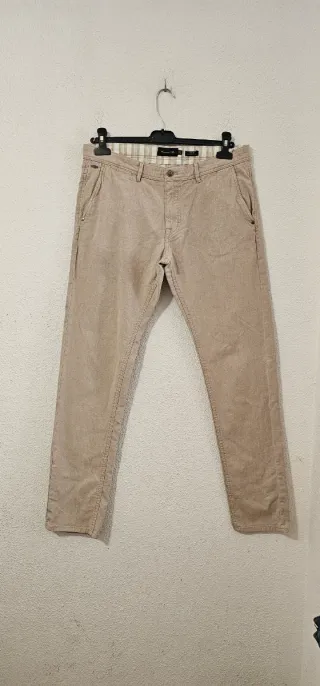 Pantalón Massimo Dutti Beige