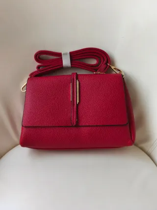 Bolso bandolera señora rojo