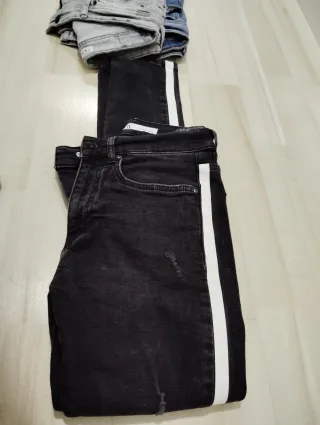 Lote 3 pantalones vaqueros Zara