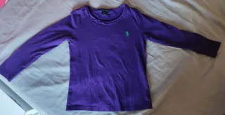 Camiseta morada Ralph Lauren 4 años
