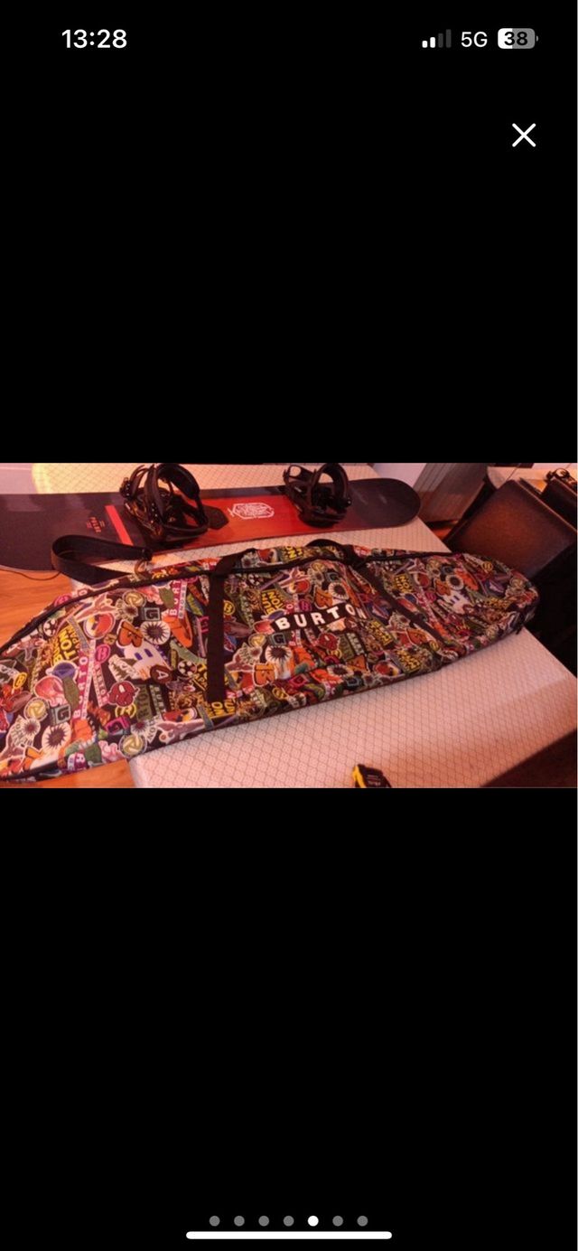 Tabla Snowboard Burton con funda