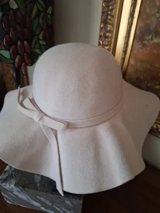 Cappello donna falda larga sabbia