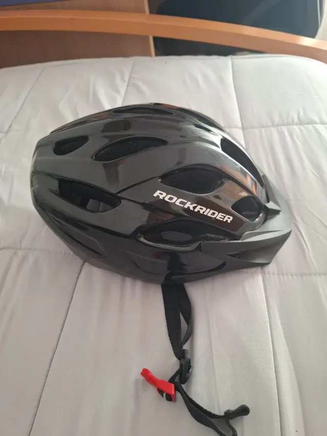 Casco Bicicleta Rockrider Negro