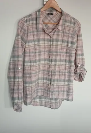 Camisa cuadros mujer talla M