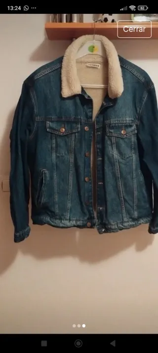 Chaqueta vaquera forrada de borrego