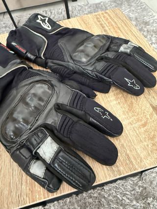 Guantes piel Moto Alpinestars Drystar invierno T.M