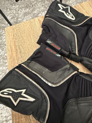Guantes piel Moto Alpinestars Drystar invierno T.M