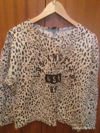 Sudadera Casual Estampado Animal Print