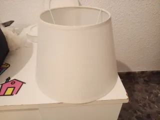 Tulipa de lámpara de tela