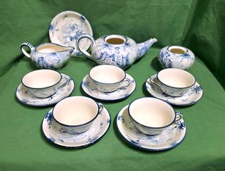 Servizio Tè Ceramica Albisola Manifattura