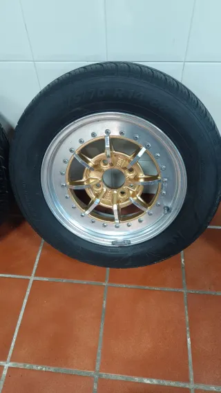 Llantas Braid Doradas