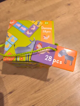 Juego de Dominó Infantil 28 Piezas Animales