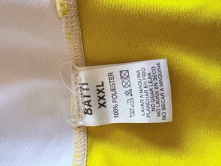 Maillot Ciclismo Batti Blanco/Amarillo/Negro