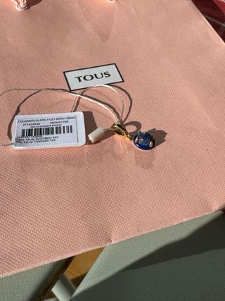 Colgante Tous Plata 1ª Ley Baño Gema