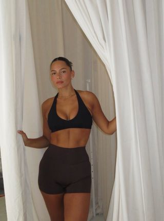 Top deportivo CSB Talla XS-S Negro