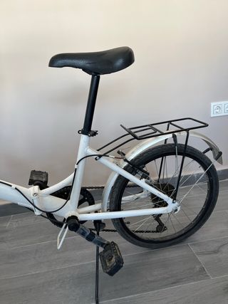 Bicicleta Plegable Blanca