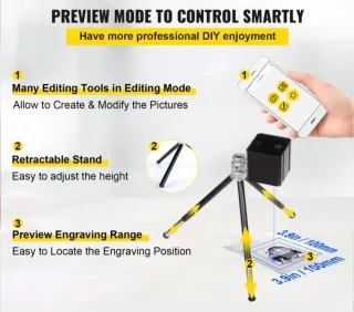 Impressora/Gravadora Laser Vevor (URGENTE)