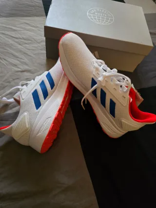 Zapatillas Adidas Running Blancas y Azules