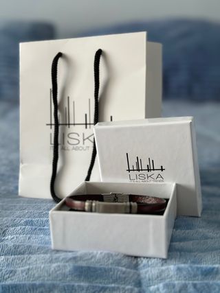 Pulsera Liska Cuero y Acero